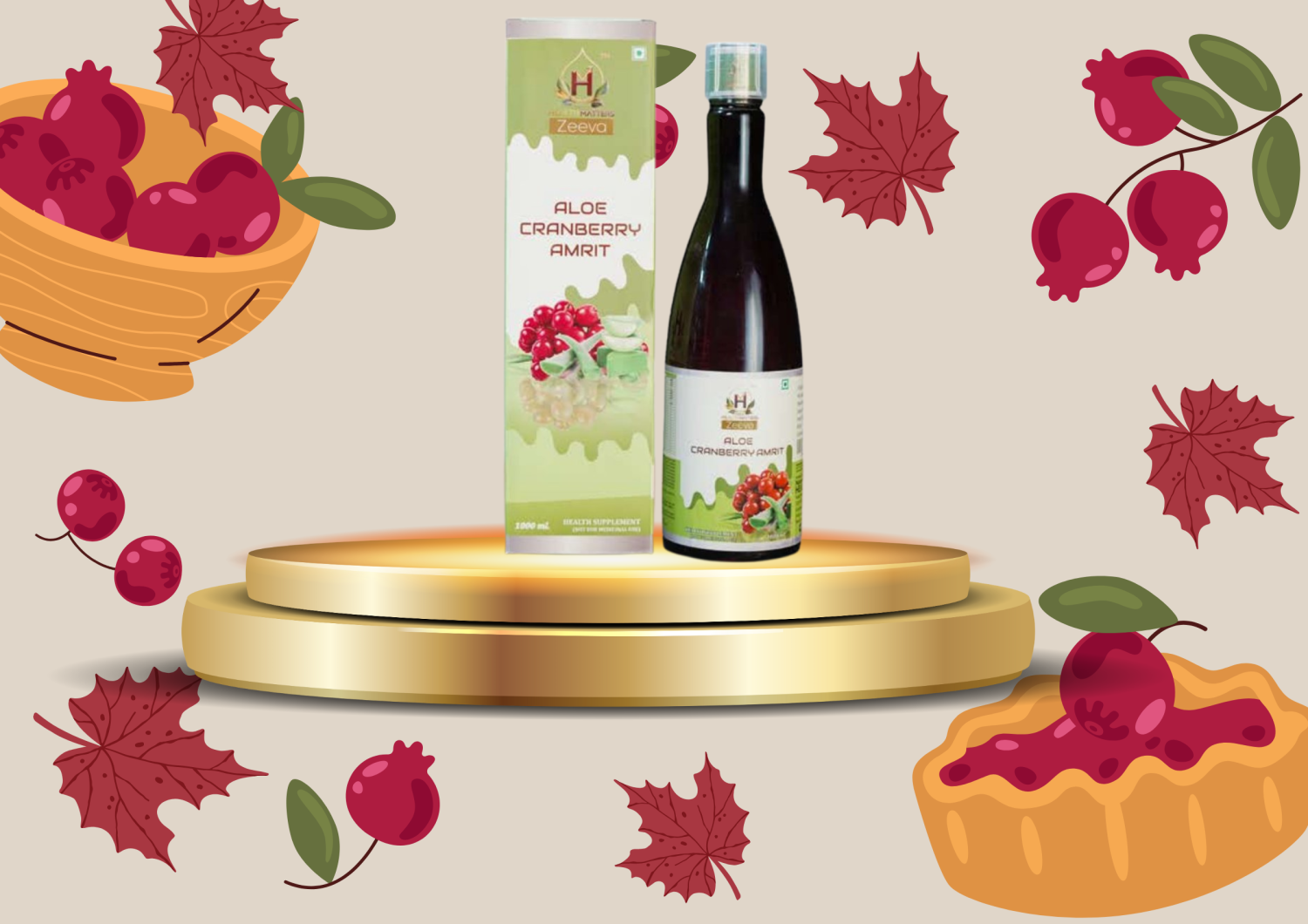 Aloe - Cranberry Amrit